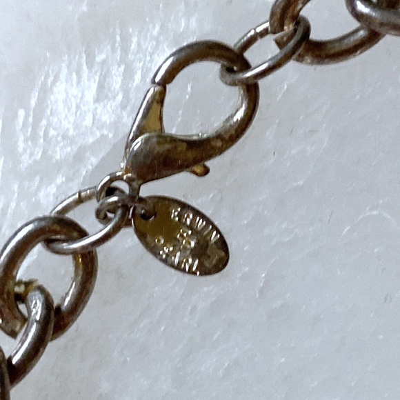 Vintage Erwin & Pearl silver tone chain necklace - Picture 2 of 3